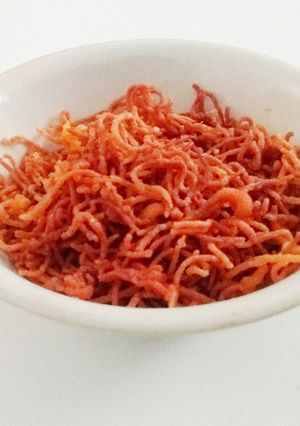 A picture of Bhujia Sev - Leftover Rice.