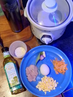 Foto resep MPASI 6M+ "Bubur Telur Ayam Jagung"