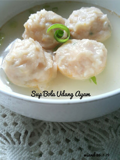 Foto resep Sup Bola Udang Ayam