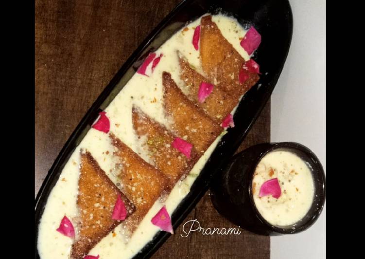 Recipe of Ultimate Shahi Tukda with Rabri