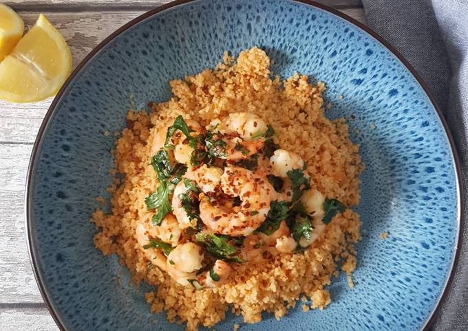 Easiest Way to Prepare Eric Ripert Couscous with prawns