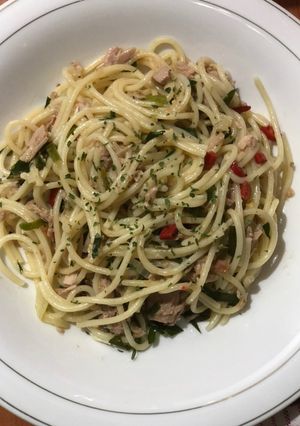 Foto resep Spagetti agio olio cabe rawit