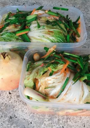 Hình của món Kim Chi Cải ThảoLàm đơn giản tại nhà.