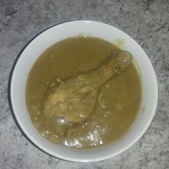 A picture of Split peas soup.