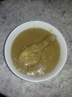 A picture of Split peas soup.