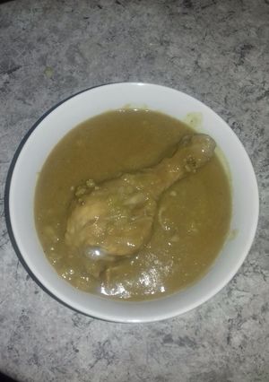 A picture of Split peas soup.