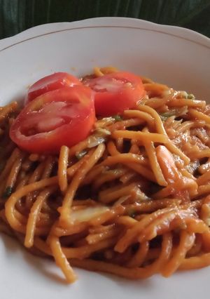 Foto resep (18) Mie Lidi Goreng