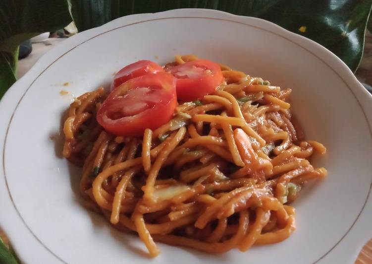 Resep (18) Mie Lidi Goreng, Enak