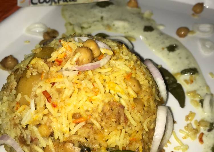 Chana biryani