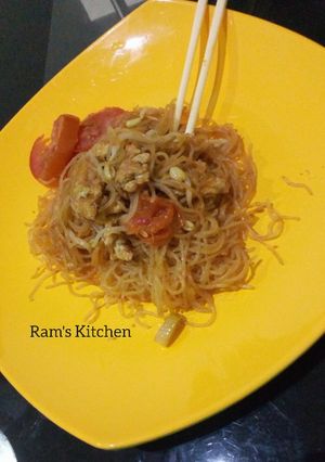 Foto resep 20. Bihun goreng telur