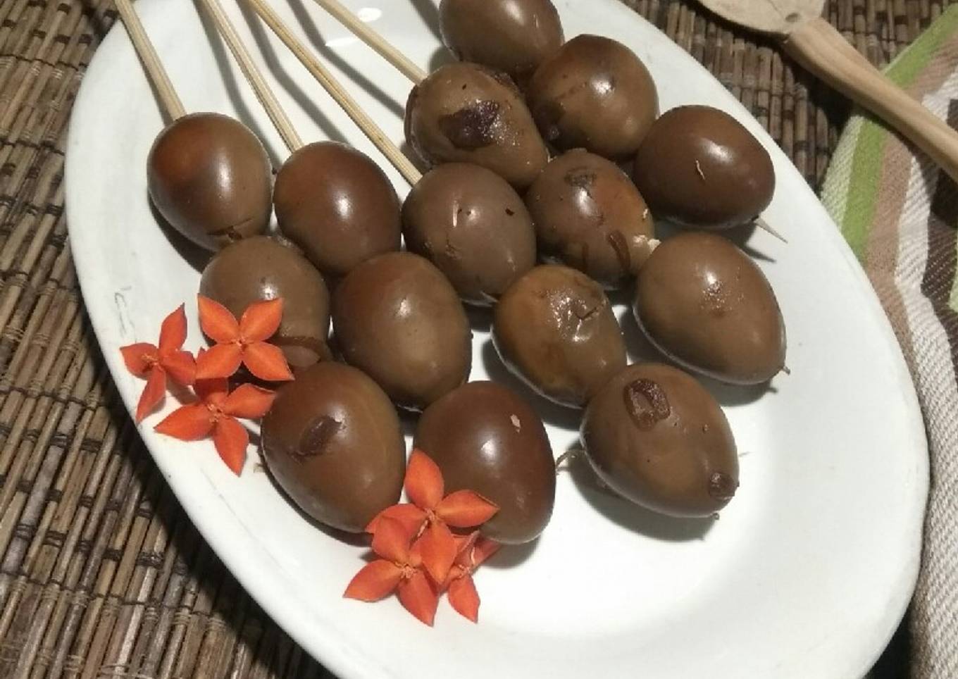 Sate telur puyuh