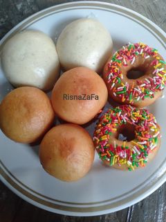 Foto resep Donat dan roti simpel (eggless)