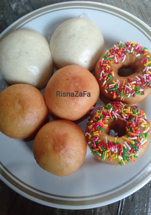 Foto resep Donat dan roti simpel (eggless)