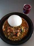 Tuwon Shinkafa with Okro Soup