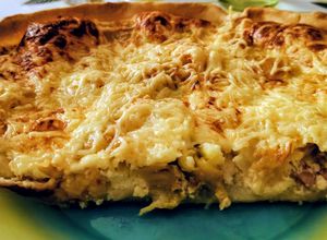 Une photo de Tarte aux Poireaux et lardons