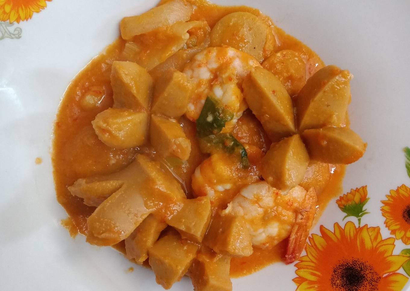 Udang Sosis Saus Padang