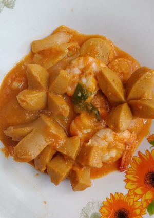 Foto resep Udang Sosis Saus Padang