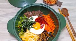 Hình ảnh món Bibimbap - Cơm trộn Hàn quốc