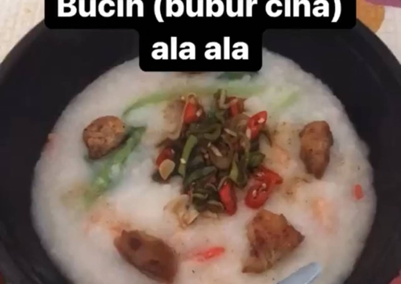 Bubur ala tawan