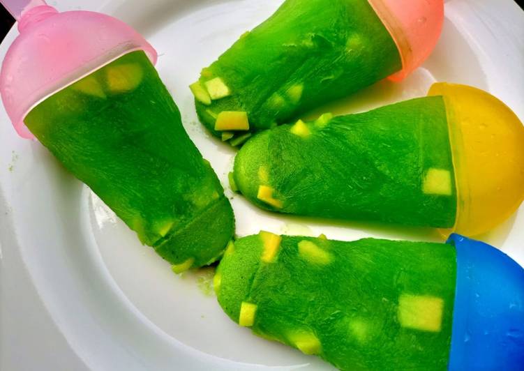 Steps to Make Homemade Kachi kairi and phudina popsicles: