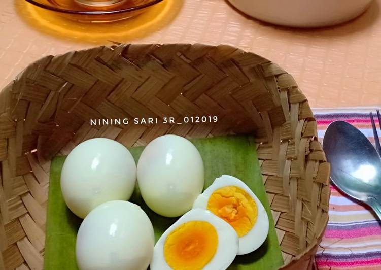 Resep Tips merebus  telur  5 menit hemat gas oleh Nining 