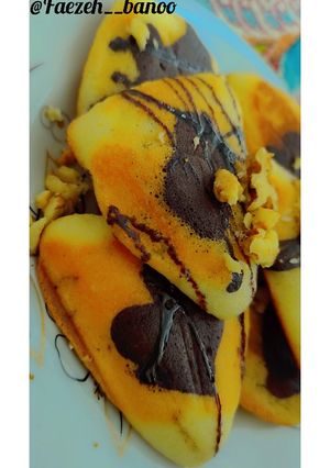 عکسی از دستور کیک سه سوته دورنگ😍