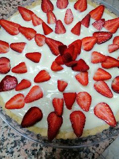 صورة لوصفة تارت بالفريز tarte aux fraises