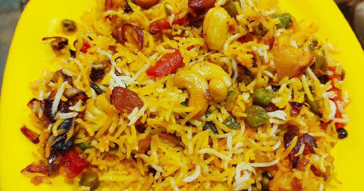 Navrattan Pulao Recipe by Kuldeep Kaur - Cookpad