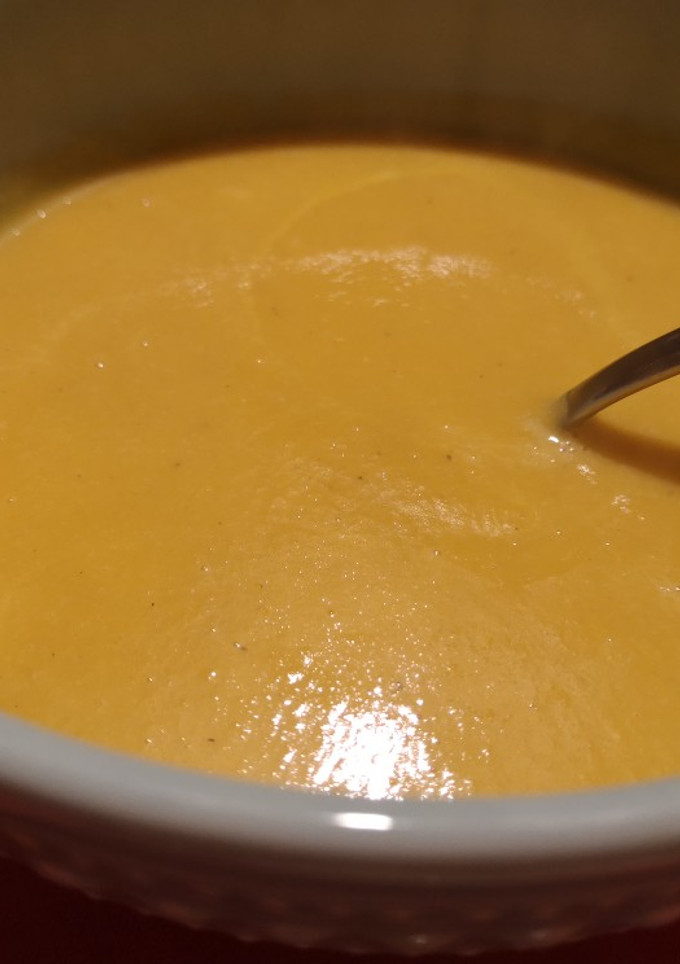 Una foto de Crema de calabaza