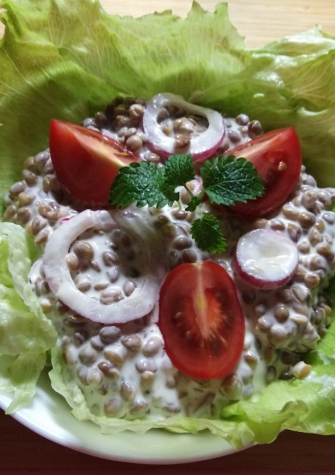 Lencsesaláta 🥗 recept fotója