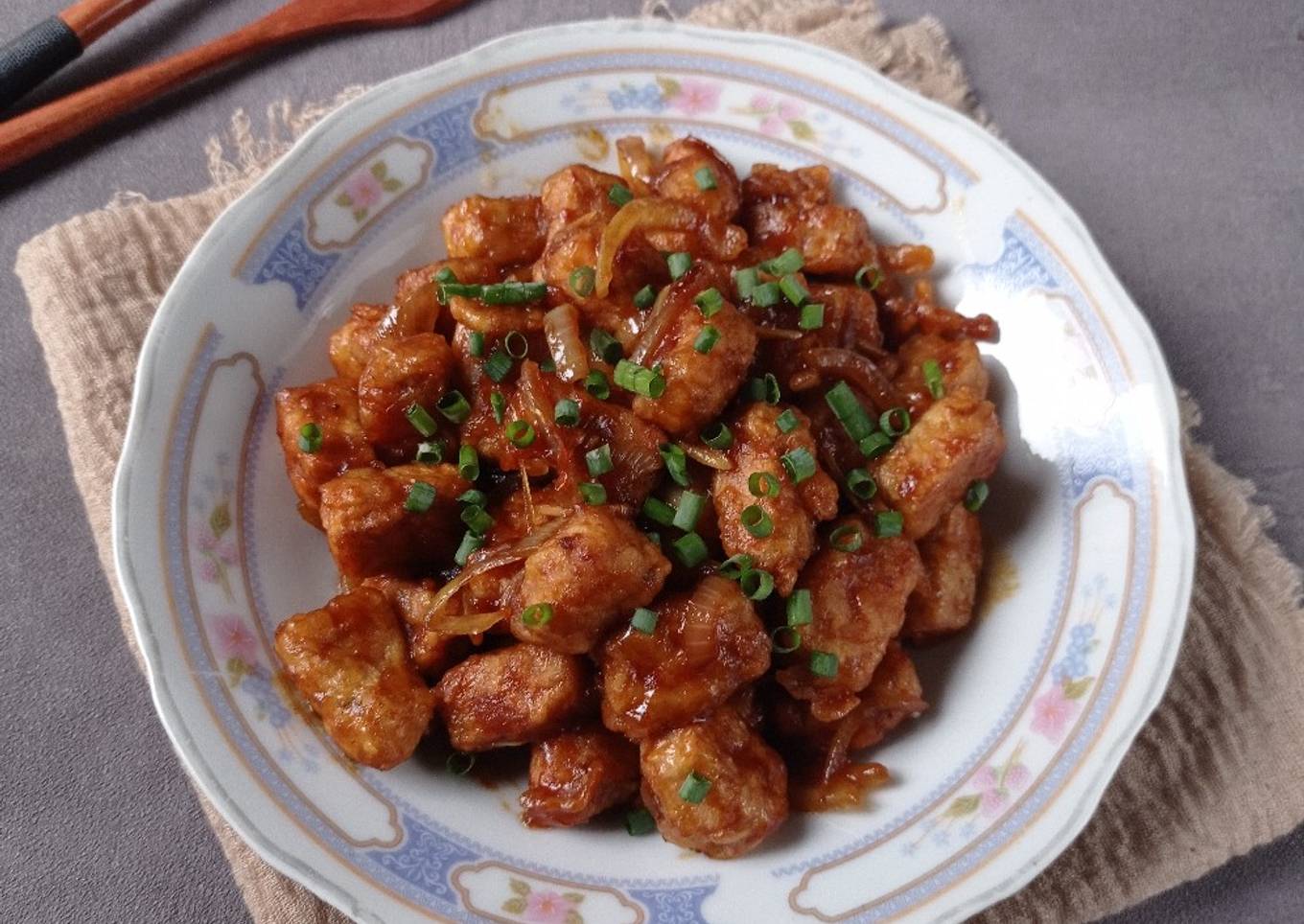 Tempe pedas manis