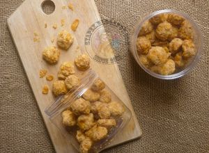 Gambar Biskut Cornflake Cheese tanpa Telur