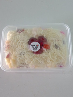 Foto resep Salad buah (pakai yoghurt)