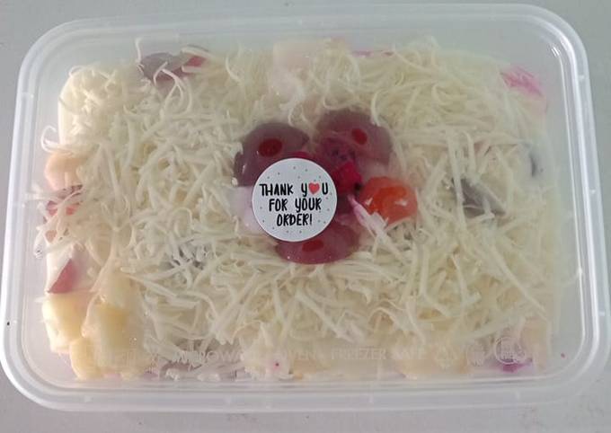 Salad buah (pakai yoghurt)