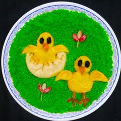 A picture of Sweet Hatching Chicks Baby emoji.