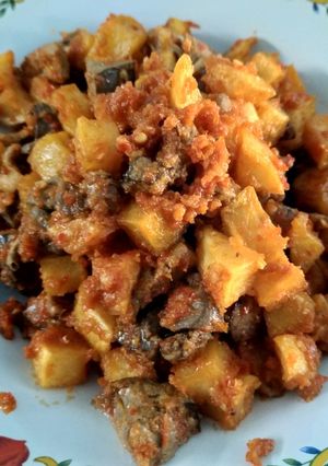 Foto resep Kentang ati ampela balado pedddasss nyosss