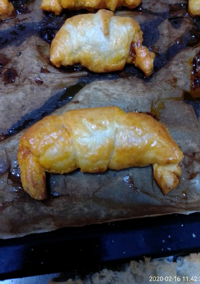 Una foto de Croissants de chistorra