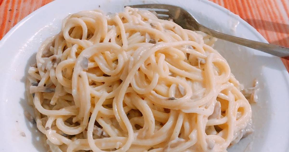 43 resep spaghetti saus jamur enak dan sederhana ala