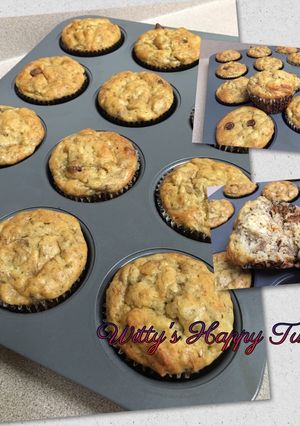 Foto resep Banana Muffin Moist and Yummy!