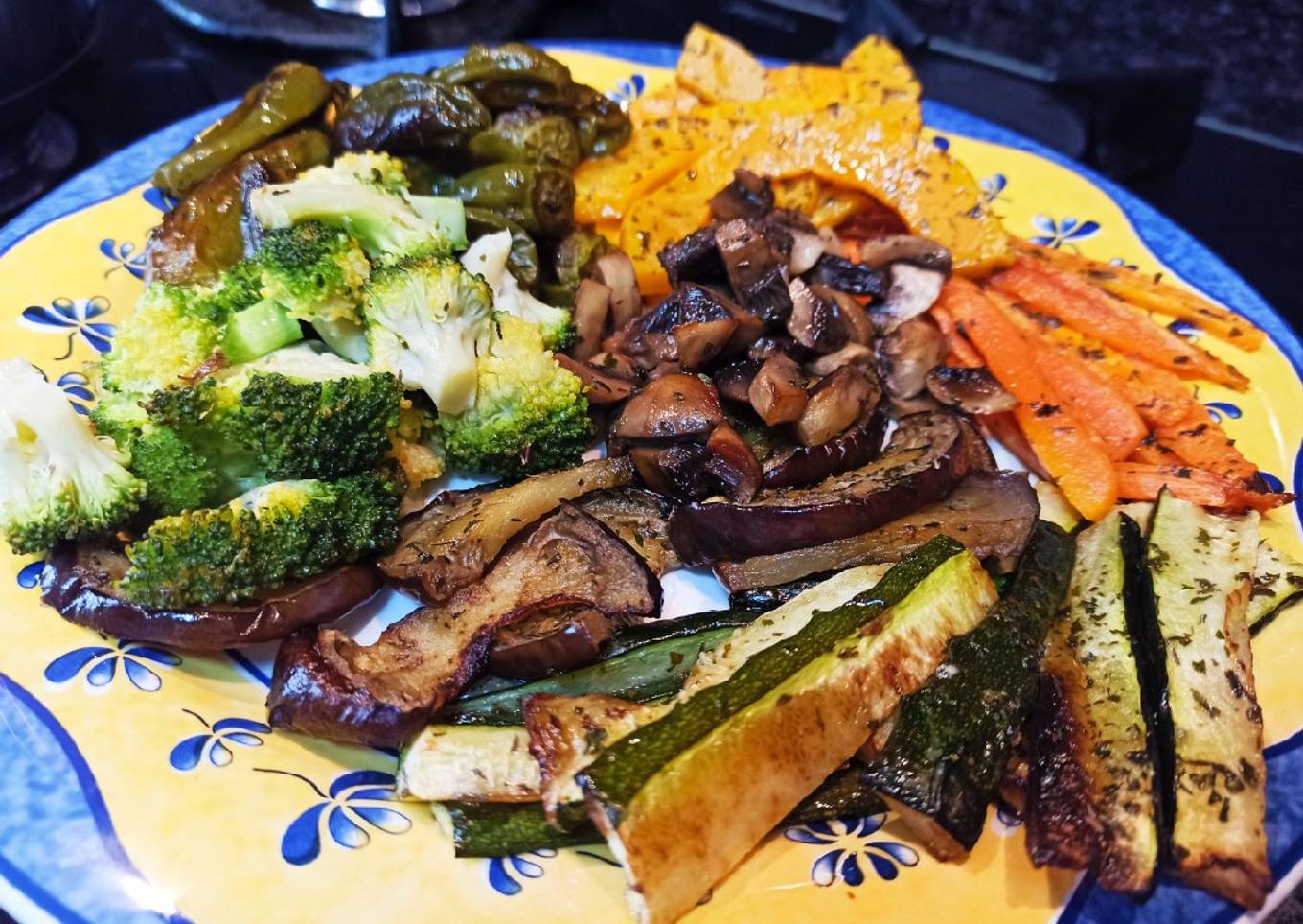 Parrillada de verduras al horno