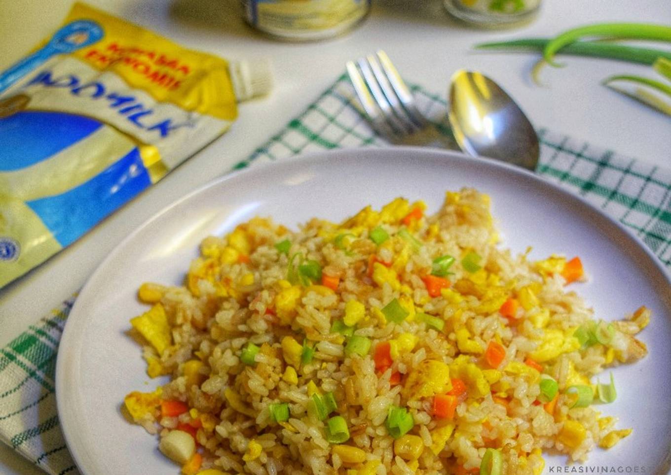 Nasi Telur Korea (Gyeran Bokkeumbap)