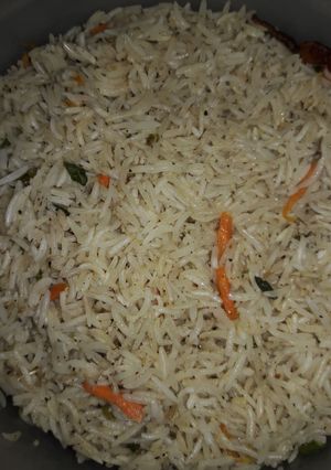 A picture of Mix vegetable fried rice.