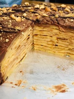 Foto resep Nutella Crepes Cake
