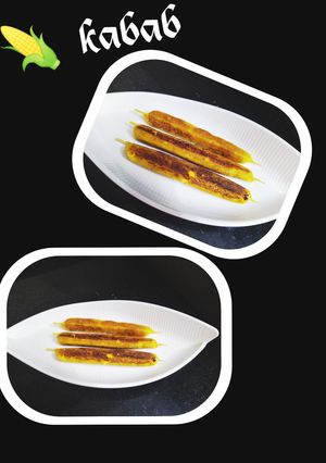 A picture of Corn kabab.