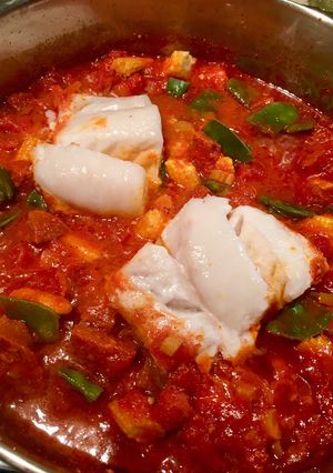 A picture of Cod & Chorizo Stew.