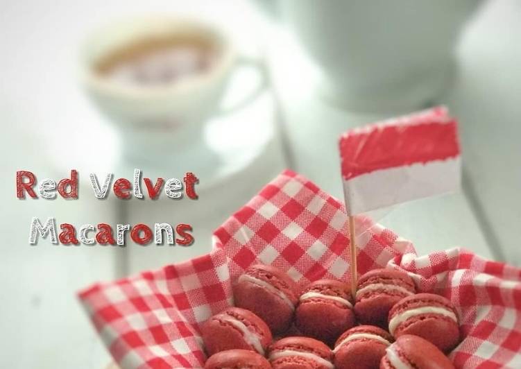 Resep Red Velvet Macarons Anti Gagal