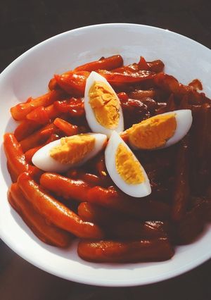 Hình của món Tokbokki Hàn Quốc.