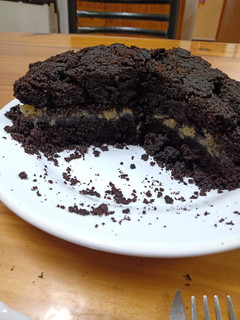 Una foto de Bizcochuelo vegano de cacao
