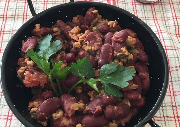 Chile con carne, una receta apta para diabéticos. Ideal para días de frío y muy sencilla de realizar