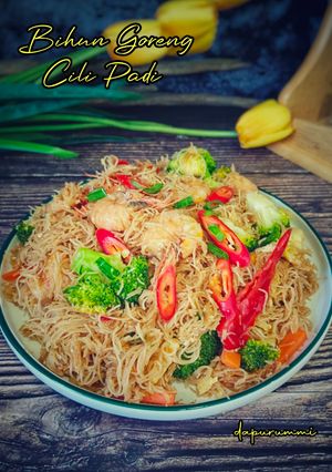 Gambar Bihun Goreng Cili Padi